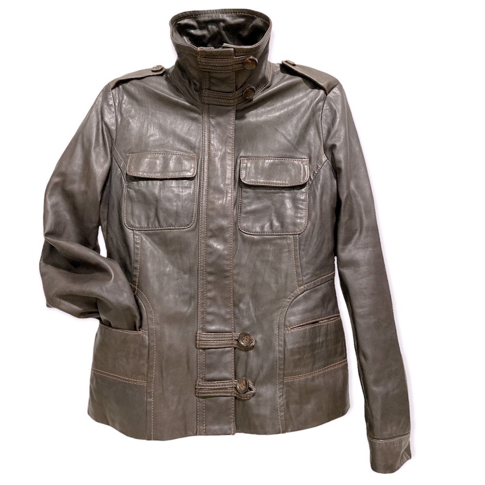 Brown Leather Jacket size M - Danier